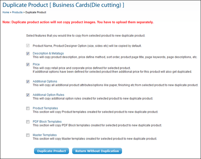 Duplicate-product