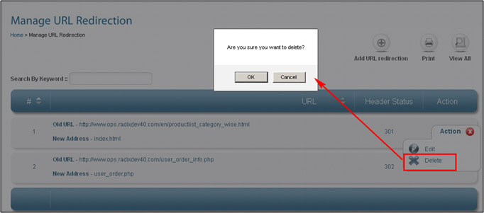 Manage_url_redirection