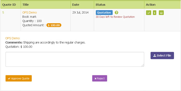 Quote-Listing