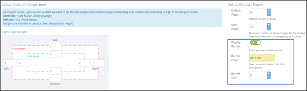Setup Product Margin