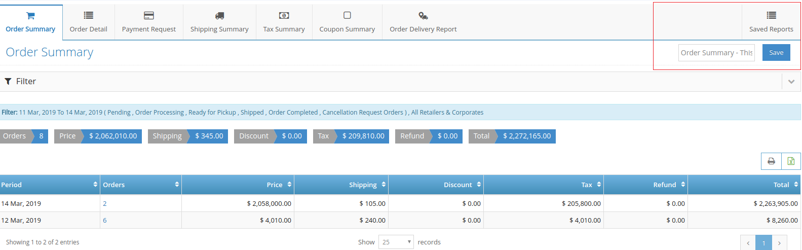 Added Custom Report Hook 