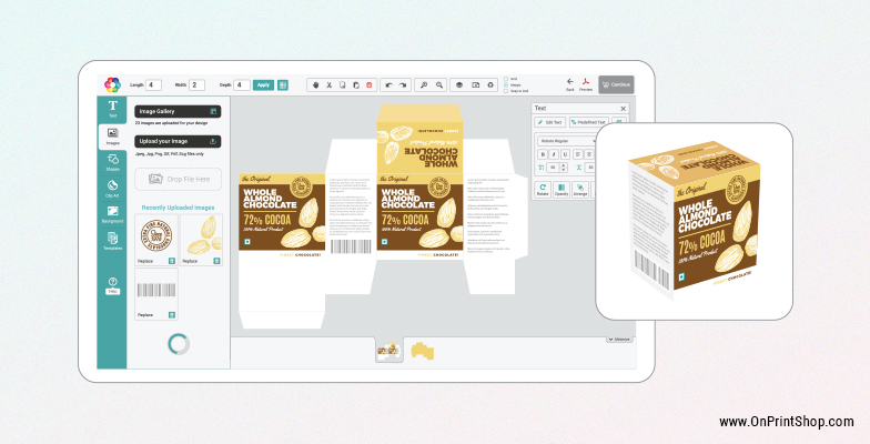 Custom web to print solution
