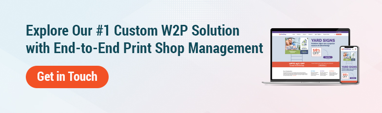 Custom web2print solution demo
