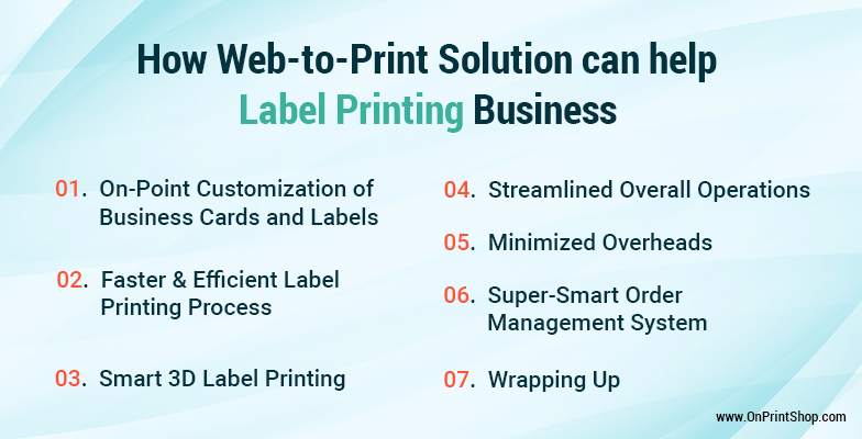 Benefits of W2p solution for Label Printing Business